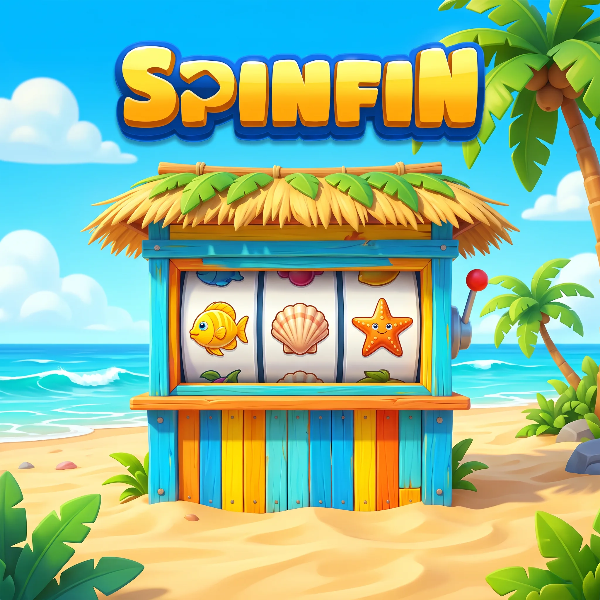 SpinFin slot games illustration